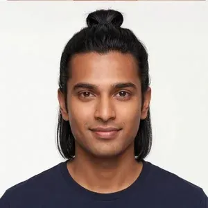 हाफ-अप टॉप नॉट